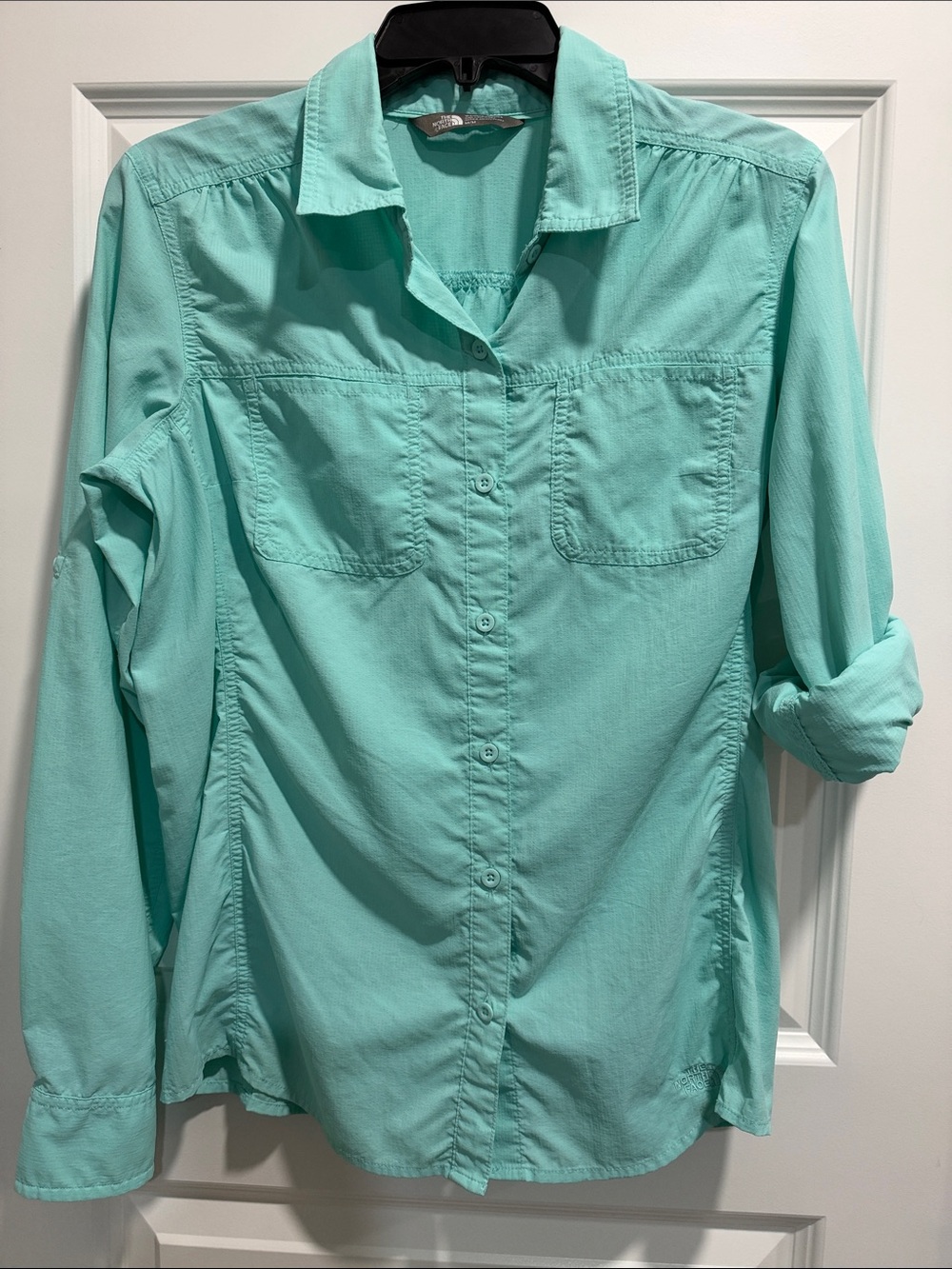 The North Face Women's Mint Green Button-Down Shirt